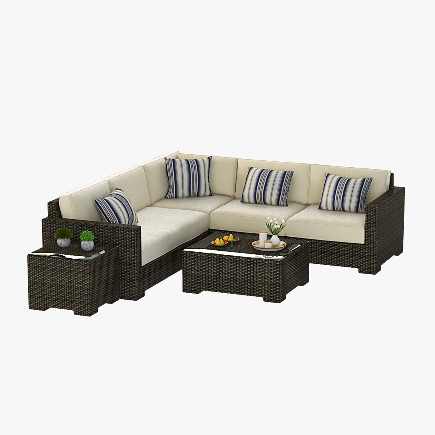 Crate and Barrel Sofa Collection 01 3D Model_07